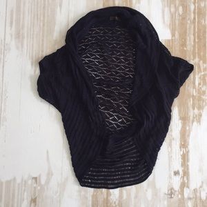 Loose knit crochet cocoon cardigan